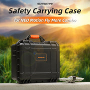 For DJI Neo Sunnylife Safety Carrying Case Large Capacity Water-resistant Shock-proof Hard Travel Case (Black)