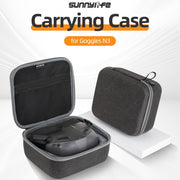 For DJI N3 Flying Glasses Sunnylife Handheld Storage Bag (Black)