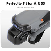 For DJI Air 3S Sunnylife Integrated Gimbal Cover Transparent Lens Cap Vision System Protector (Grey)