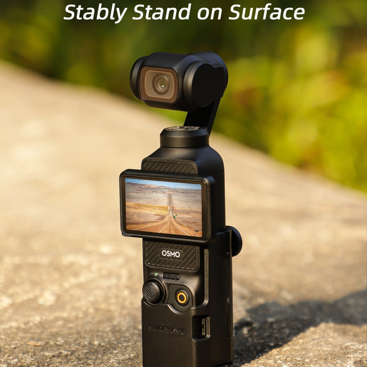 For DJI OSMO Pocket 3 Sunnylife Expansion Adapter Foldable Dual Hooks Adapter Protective Case Bracket (Black) - free shipping - PMC Jewellery - Order now!