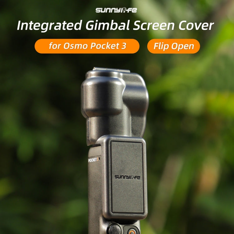For DJI OSMO Pocket 3 Sunnylife Integrated Gimbal Cover Camera Protector (Black) - Mount & Holder by Sunnylife | Online Shopping South Africa | PMC TechLife | Buy Now Pay Later Mobicred