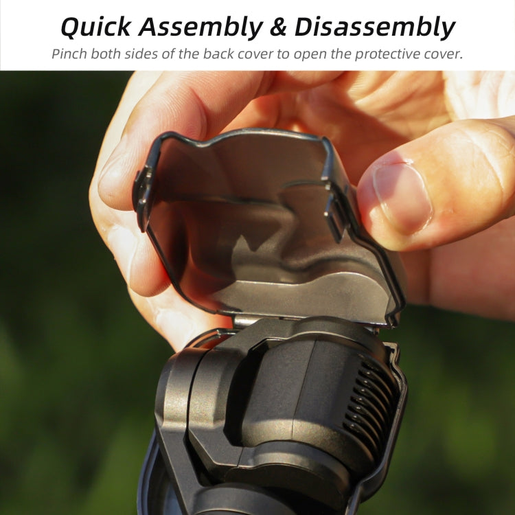 For DJI OSMO Pocket 3 Sunnylife Integrated Gimbal Cover Camera Protector (Black) - Mount & Holder by Sunnylife | Online Shopping South Africa | PMC Jewellery | Buy Now Pay Later Mobicred