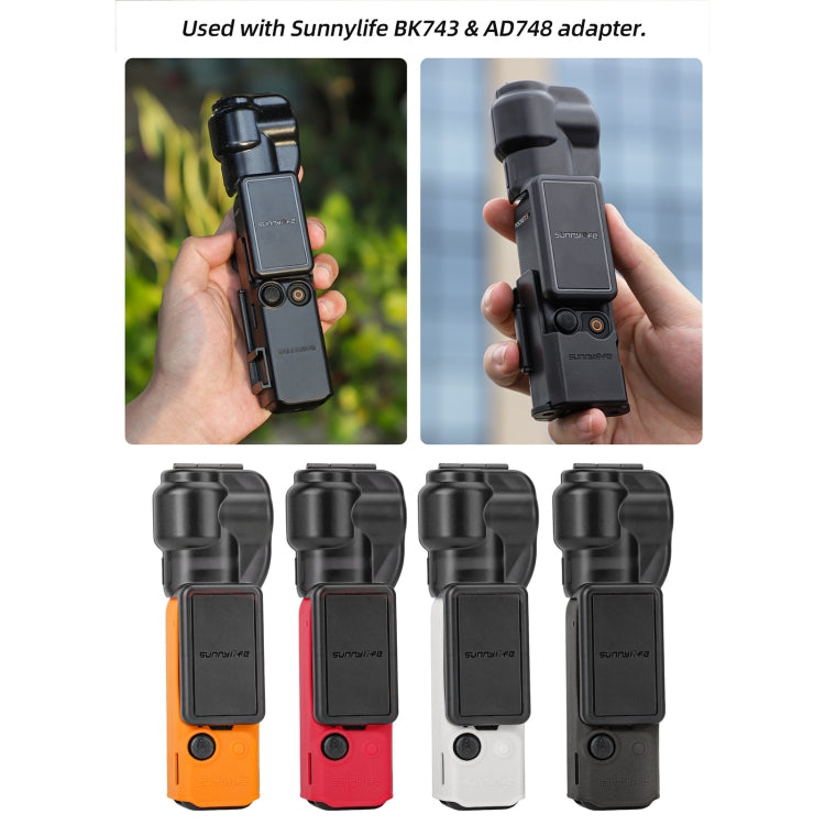 For DJI OSMO Pocket 3 Sunnylife Integrated Gimbal Cover Camera Protector (Black) - Mount & Holder by Sunnylife | Online Shopping South Africa | PMC Jewellery | Buy Now Pay Later Mobicred