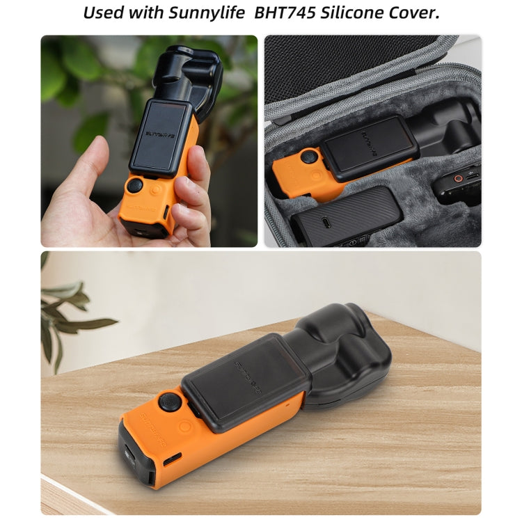 For DJI OSMO Pocket 3 Sunnylife Integrated Gimbal Cover Camera Protector (Black) - Mount & Holder by Sunnylife | Online Shopping South Africa | PMC Jewellery | Buy Now Pay Later Mobicred