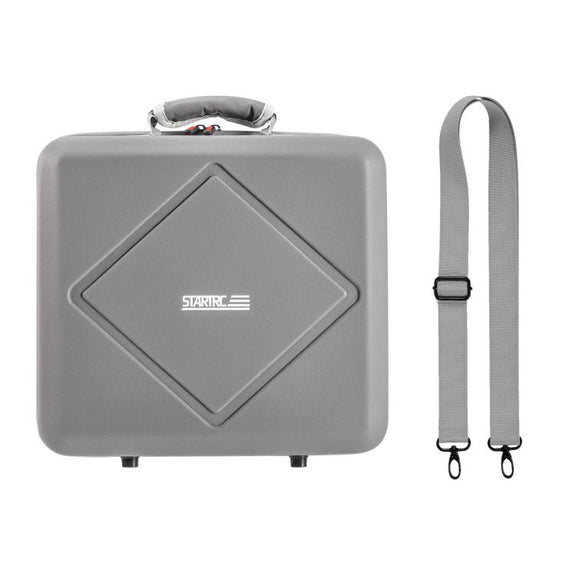 For DJI Air 3 / Air 3S / Avata 2 STARTRC Dual-Drone Shoulder Storage Bag PU Handbag (Grey)