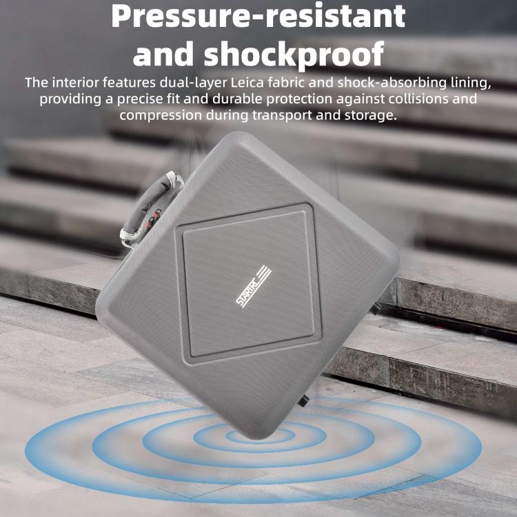 For DJI Air 3 / Air 3S / Avata 2 STARTRC Dual-Drone Shoulder Storage Bag PU Handbag (Grey) - free shipping - PMC Jewellery - Order now!