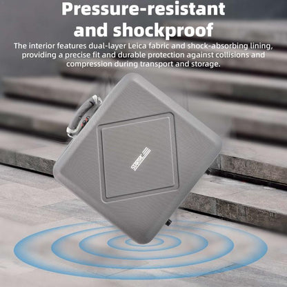 For DJI Air 3 / Air 3S / Avata 2 STARTRC Dual-Drone Shoulder Storage Bag PU Handbag (Grey) - free shipping - PMC Jewellery - Order now!