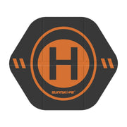 Sunnylife Drone Landing Pad 35cm Fast-Fold Double-Sided Leather Water-resistant Helipad for DJI Neo / Avata 1 / 2 / Mini Series (Yellow+Orange)