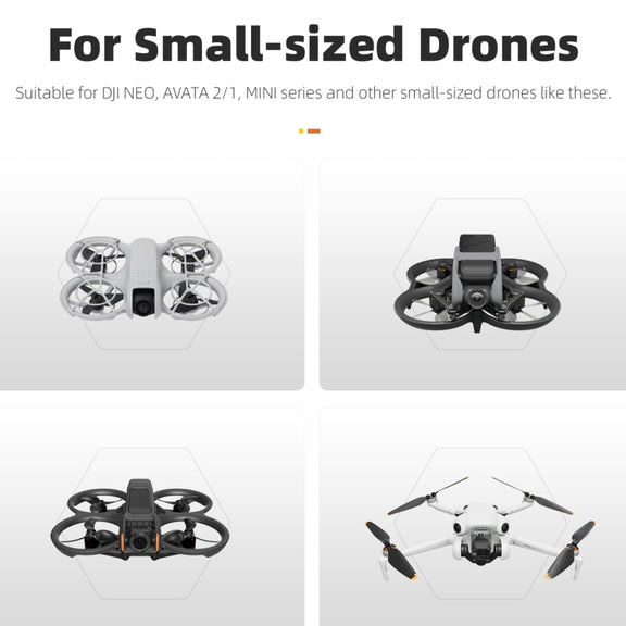 Sunnylife Drone Landing Pad 35cm Fast-Fold Double-Sided Leather Water-resistant Helipad for DJI Neo / Avata 1 / 2 / Mini Series (Yellow+Orange)