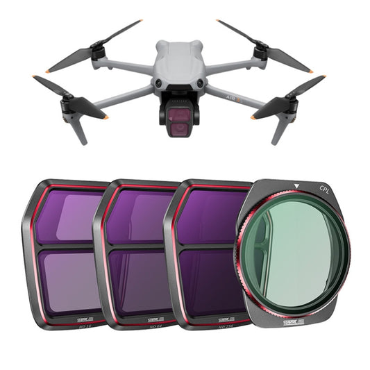 For DJI Air 3S STARTRC 4 in 1 ND16 ND64 ND256 CPL Lens Filter - free shipping - PMC Jewellery - Order now!
