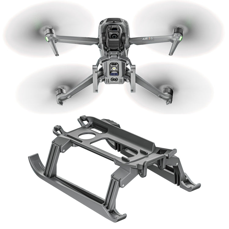 For DJI Air 3S / 3 STARTRC Folding Anti-fall Anti-dirt Heightened Landing Gear Training Rack (Grey) - free shipping - PMC TechLife - Order now!