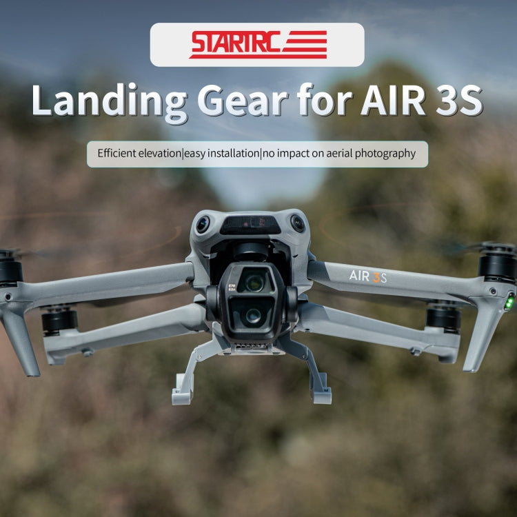 For DJI Air 3S / 3 STARTRC Folding Anti-fall Anti-dirt Heightened Landing Gear Training Rack (Grey) - free shipping - PMC TechLife - Order now!