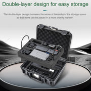 For DJI Osmo Pocket 3 STARTRC TSA Combination Lock Water-resistant EVA ABS Dual-layer Suitcase Storage Box (Black)