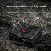 For DJI Osmo Pocket 3 STARTRC TSA Combination Lock Water-resistant EVA ABS Dual-layer Suitcase Storage Box (Black)