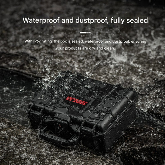 For DJI Osmo Pocket 3 STARTRC TSA Combination Lock Water-resistant EVA ABS Dual-layer Suitcase Storage Box (Black)