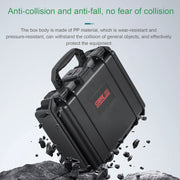 For DJI Osmo Pocket 3 STARTRC TSA Combination Lock Water-resistant EVA ABS Dual-layer Suitcase Storage Box (Black)