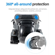 For DJI Air 3S STARTRC Lens Protective Cover Gimbal Cover (Transparent Black)