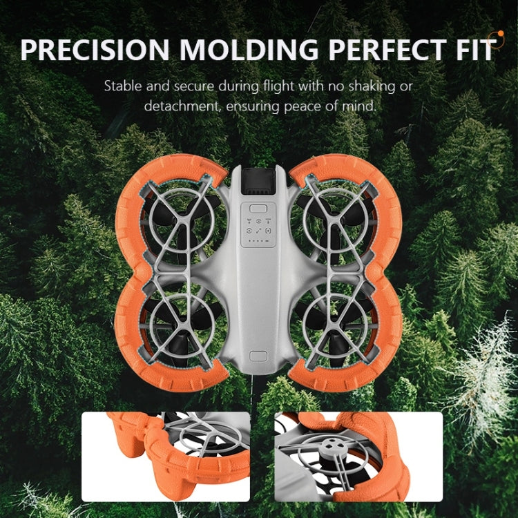 For DJI Neo STARTRC Light Anti-Sink Floating Propeller Guard Bumper (Orange) - free shipping - PMC TechLife - Order now!