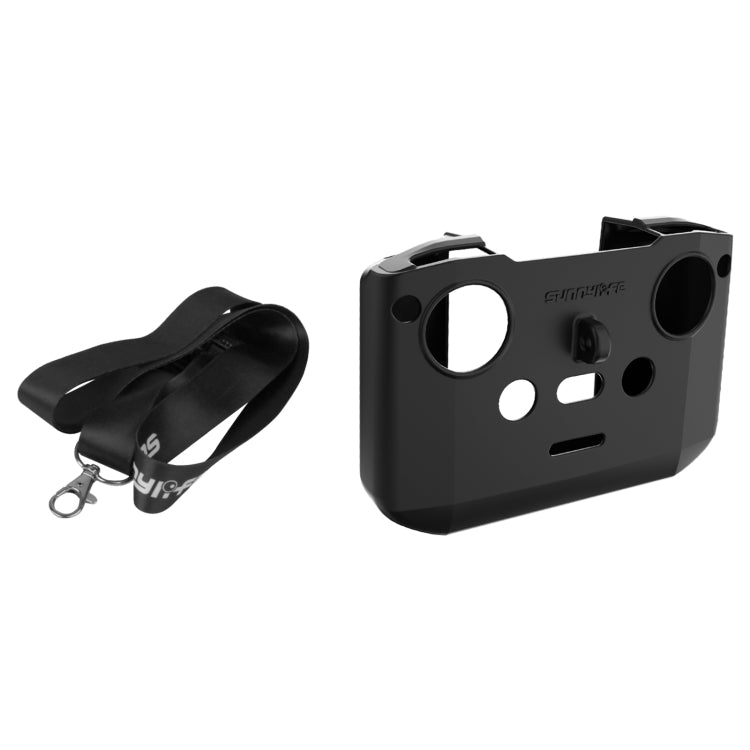 For DJI Neo / Mini 4 Pro / RC-N3 / RC-N2 / RC-N1 Sunnylife Controller Protective Cover Silicone Case with Neck Strap (Black) - free shipping - PMC TechLife - Order now!