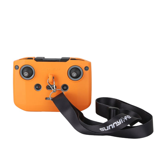 For DJI Neo / Mini 4 Pro / RC-N3 / RC-N2 / RC-N1 Sunnylife Controller Protective Cover Silicone Case with Neck Strap (Orange) - free shipping - PMC Jewellery - Order now!