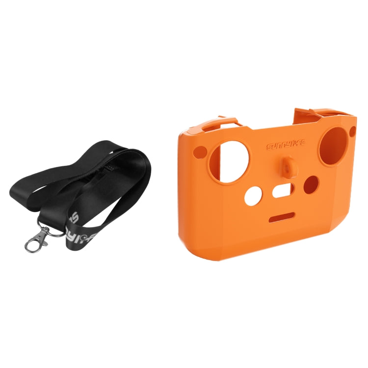 For DJI Neo / Mini 4 Pro / RC-N3 / RC-N2 / RC-N1 Sunnylife Controller Protective Cover Silicone Case with Neck Strap (Orange) - free shipping - PMC Jewellery - Order now!