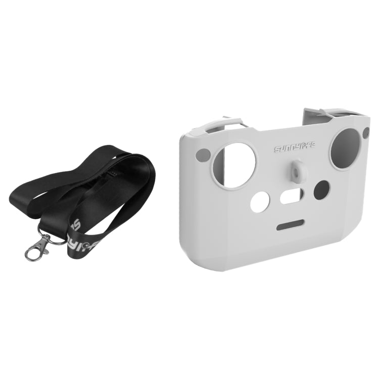 For DJI Neo / Mini 4 Pro / RC-N3 / RC-N2 / RC-N1 Sunnylife Controller Protective Cover Silicone Case with Neck Strap (Grey) - free shipping - PMC Jewellery - Order now!