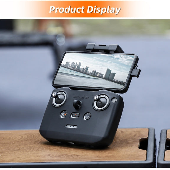 For DJI Neo / Mini 4 Pro / RC-N3 / RC-N2 / RC-N1 Sunnylife Controller Protective Cover Silicone Case with Neck Strap (Orange)