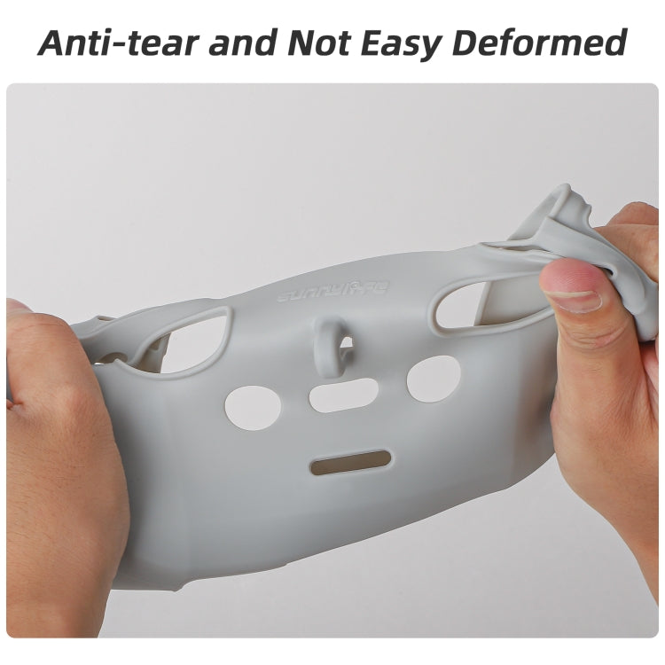 For DJI Neo / Mini 4 Pro / RC-N3 / RC-N2 / RC-N1 Sunnylife Controller Protective Cover Silicone Case with Neck Strap (Orange)