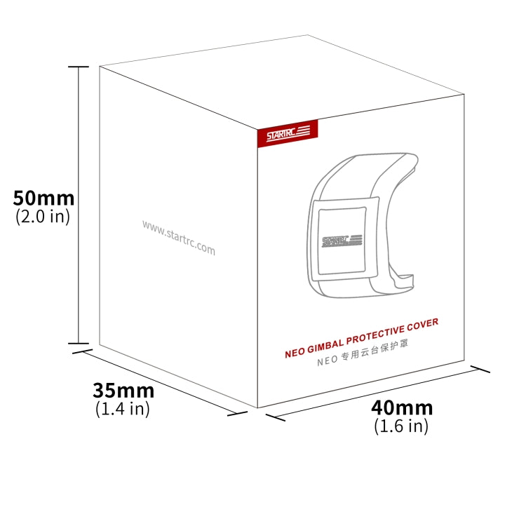 For DJI Neo STARTRC Lens Protective Cover Gimbal Cover (Transparent Black)