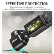 For DJI OSMO Pocket 3 STARTRC 2 in 1 Gimbal Camera Lens Cover Sunshade (Black)