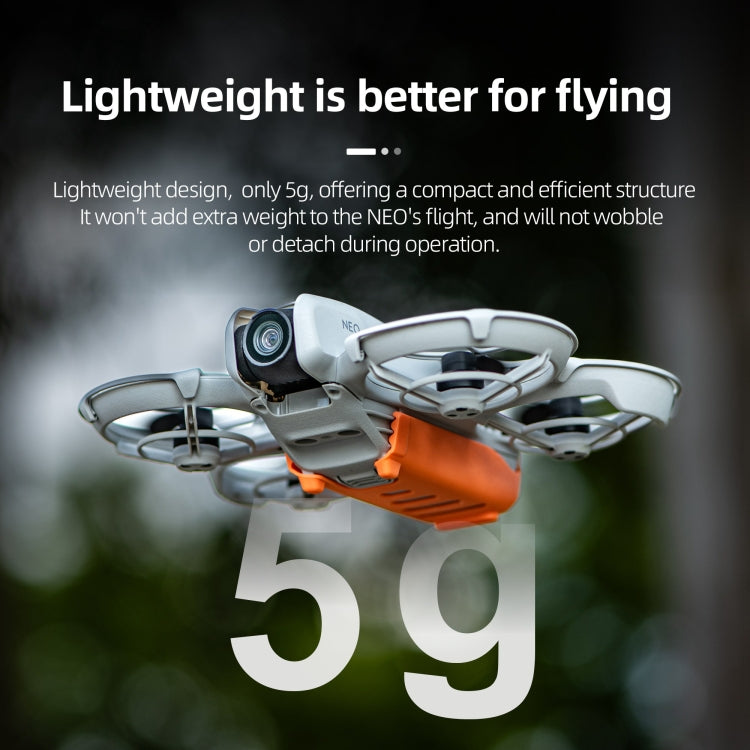 For DJI Neo STARTR Drone Battery Cover Landing Gear Holder (Orange)