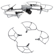 For DJI Air 3S / 3 Sunnylife Propellers Guard Protector Integrated Shielding Rings Quick Release Anti-Collision Props Safe Ring (Grey)