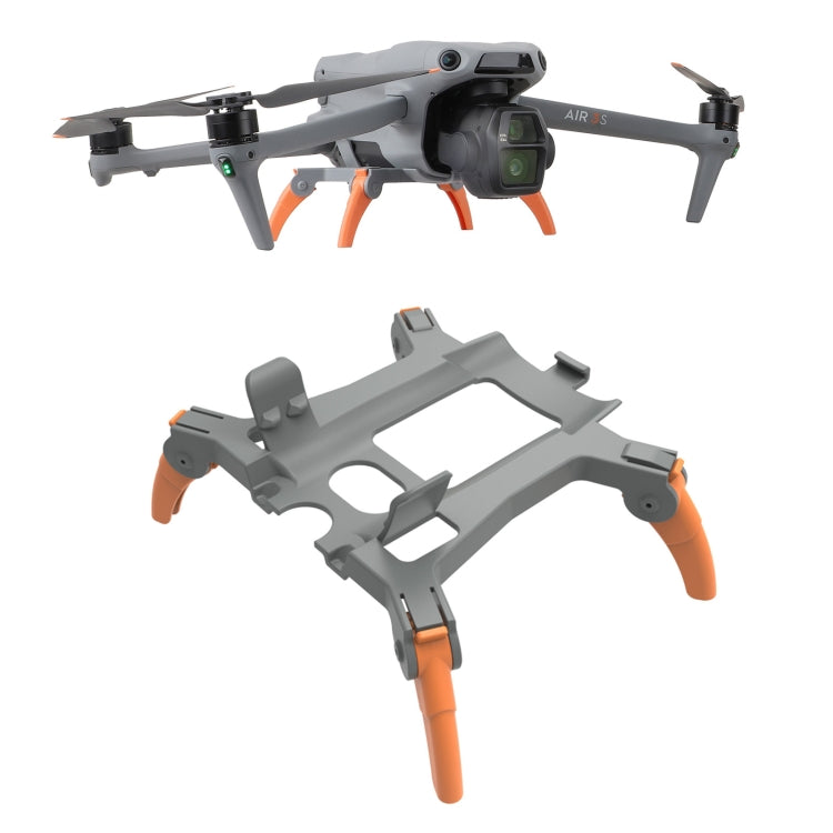 For DJI Air 3S / 3 Sunnylife Landing Gear Extensions Heightened Spider Gears Support Leg (Orange) - free shipping - PMC TechLife - Order now!