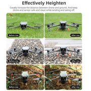 For DJI Air 3S / 3 Sunnylife Landing Gear Extensions Heightened Spider Gears Support Leg (Grey)