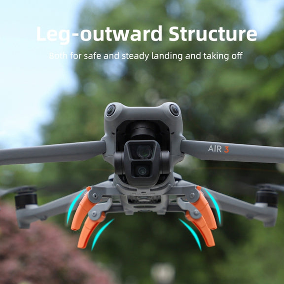 For DJI Air 3S / 3 Sunnylife Landing Gear Extensions Heightened Spider Gears Support Leg (Grey)