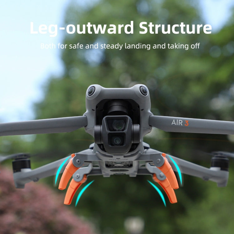 For DJI Air 3S / 3 Sunnylife Landing Gear Extensions Heightened Spider Gears Support Leg (Grey)