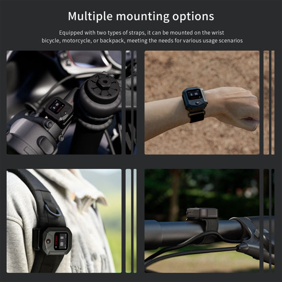 For DJI Osmo Action 5 Pro / 4 GPS Bluetooth Remote Control (Black)