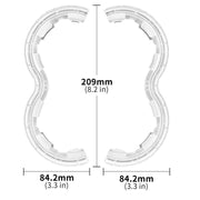 For DJI Avata 2 STARTRC Central Control TPU Protective Guard Anti-collision Ring Cover (Transparent)