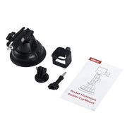 For DJI OSMO Pocket 3 STARTRC Suction Cup Holder Expansion Adapter Bracket (Black)