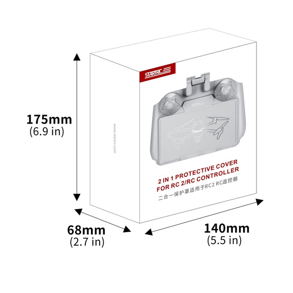 For DJI RC / RC 2 STARTRC Remote Control Sunshade Protection Cover (Grey)