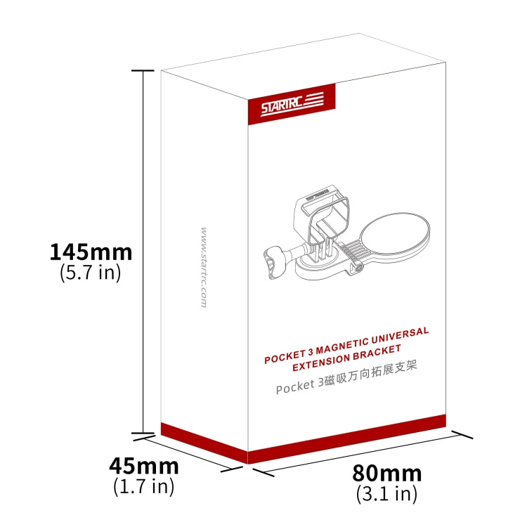 For DJI OSMO Pocket 3 STARTRC Magnetic Universal Expansion Bracket (Black) - free shipping - PMC TechLife - Order now!