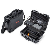 For DJI Osmo Action 5 Pro STARTRC Water-resistant EVA ABS Dual-layer Suitcase Storage Box (Black)