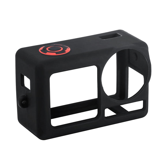 For DJI Osmo Action 5 Pro STARTRC Silicone Protective Case with Lens Cover (Black)