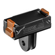 For DJI Osmo Action 5 Pro / 4 / 3 STARTRC Plastic Quick Adapter Magnetic Extension Bracket (Black) - free shipping - PMC TechLife - Order now!