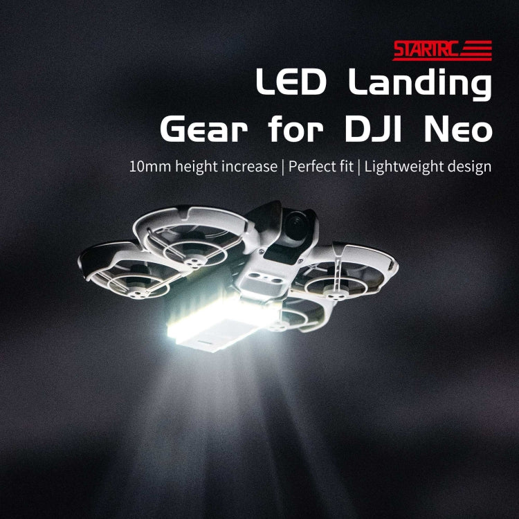 For DJI Neo STARTRC LED Light Heightened Landing Gear Training Rack (Grey) - free shipping - PMC Jewellery - Order now!