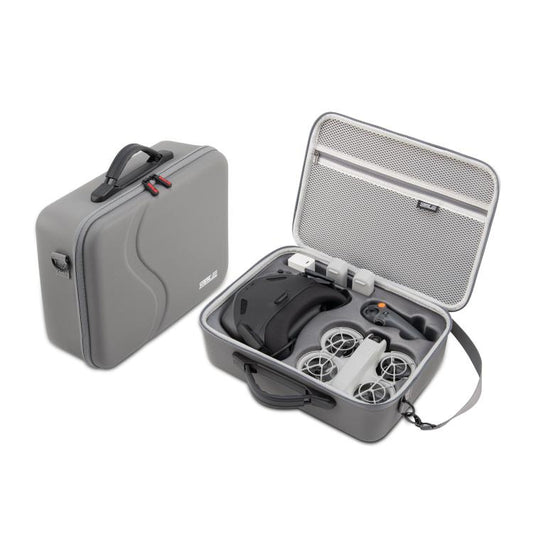 For DJI Neo STARTRC Upgraded Shoulder PU Storage Bag Handbag (Grey) - free shipping - PMC Jewellery - Order now!