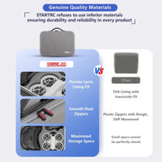 For DJI Neo STARTRC Upgraded Shoulder PU Storage Bag Handbag (Grey)