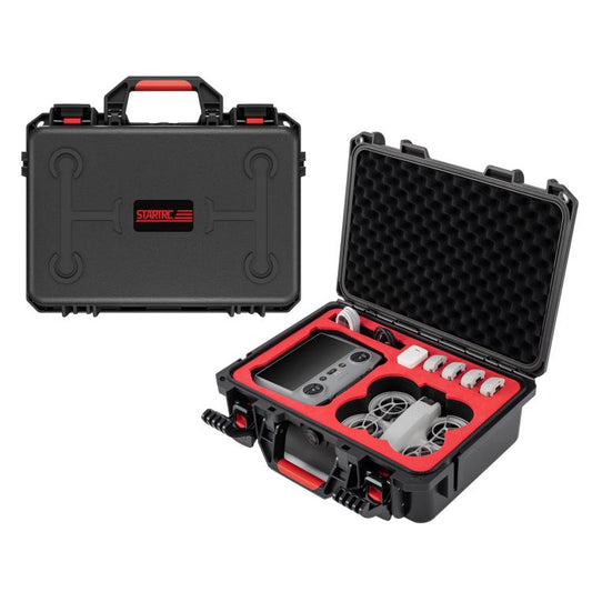 For DJI Neo / RC2 / RC-N3 STARTRC Waterproof PP Suitcase Shoulder Storage Box (Black) - free shipping - PMC Jewellery - Order now!