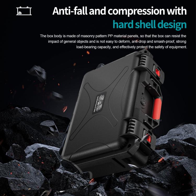 For DJI Neo / RC2 / RC-N3 STARTRC Water-resistant PP Suitcase Shoulder Storage Box (Black)