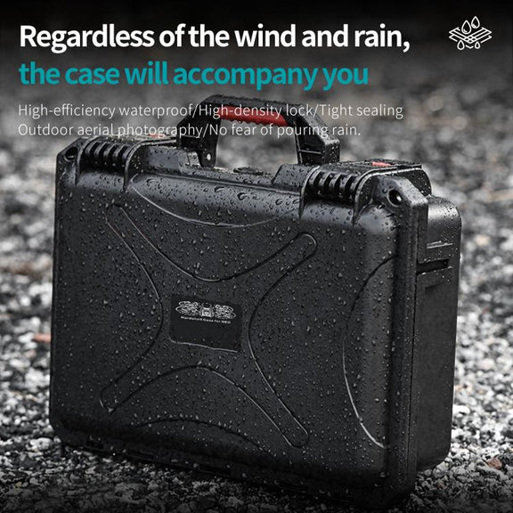 For DJI Neo / RC2 / RC-N3 STARTRC Water-resistant PP Suitcase Shoulder Storage Box (Black)